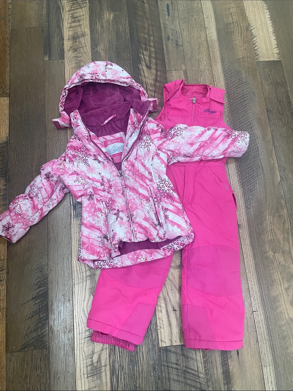 Weatherproof 2pc Snow SET coat & bibs girl 5